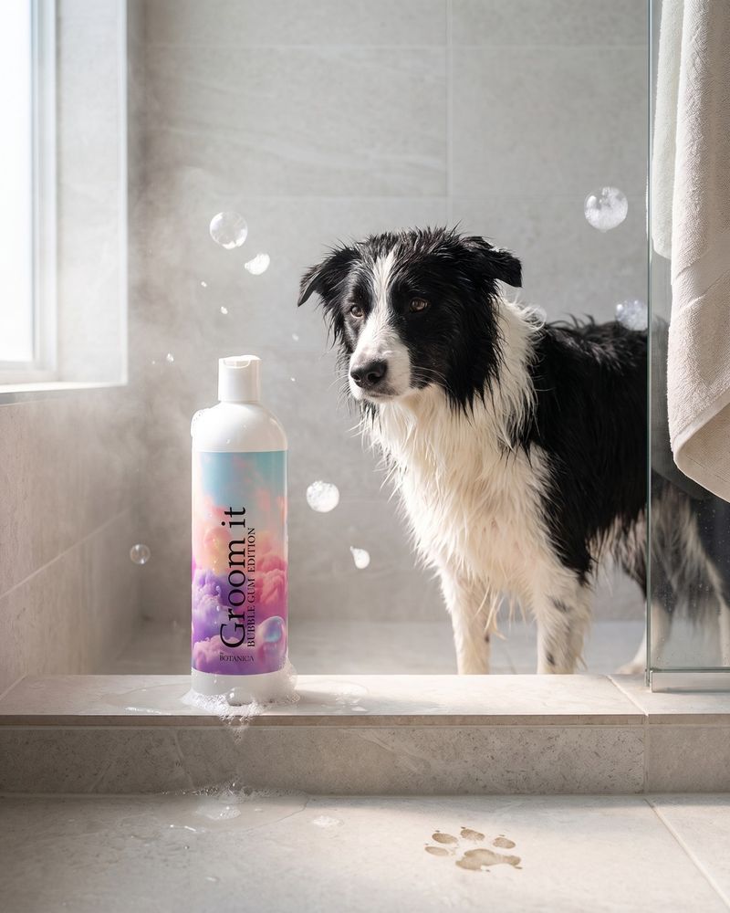 Професійний шампунь для базової очистки Botaniqa Groom It Bubble Gum, концентрат 1:10, 480мл