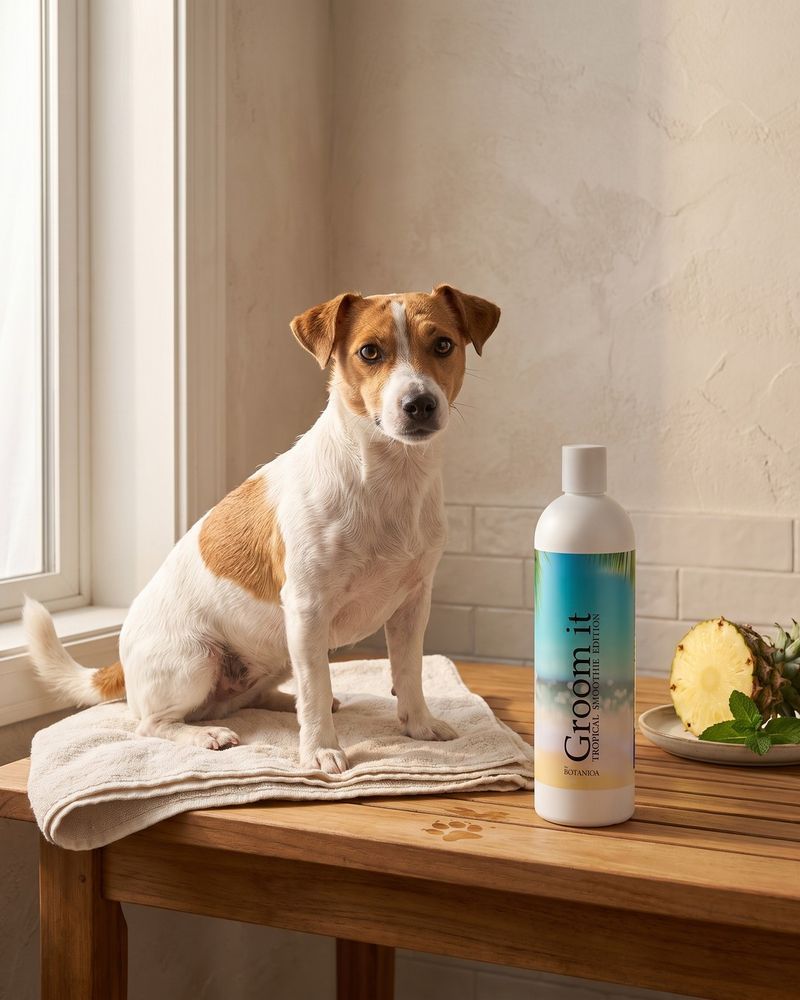 Професійний шампунь для базової очистки Botaniqa Groom It Tropical Smoothie, концентрат 1:10, 480мл