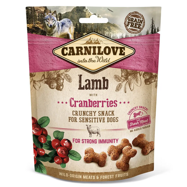 Лакомство для собак Carnilove Lamb with Cranberries 200 г