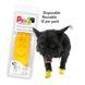 Резиновая обувь-носки для собак PAWZ Желтый 4шт размер XXS (2.5-3.8см)
